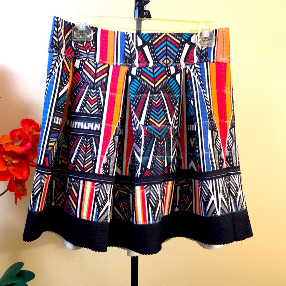 Very Unique Colorful Mini Skirt